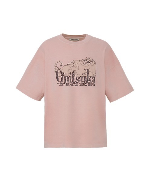 Onitsuka Tiger（オニツカタイガー） tシャツ 半袖 WASHED GRAPHIC TEE