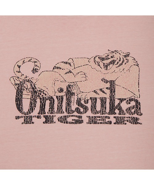 Onitsuka Tiger（オニツカタイガー） tシャツ 半袖 WASHED GRAPHIC TEE