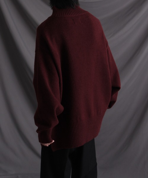 「welise」 長袖ニット X-LARGE チャコールグレー メンズ_画像6