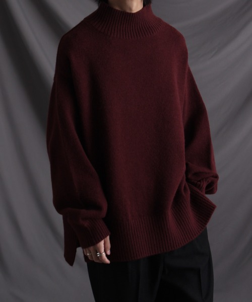 「welise」 長袖ニット X-LARGE チャコールグレー メンズ_画像7