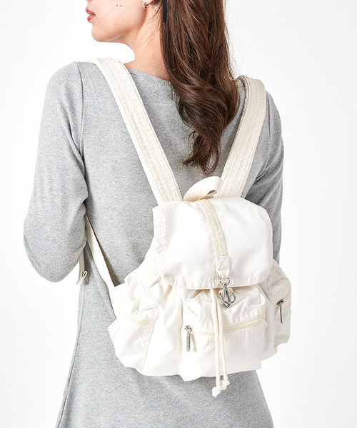 LeSportsac（レスポートサック） リュック FREE ホワイト レディース