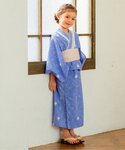 浴衣 Boribonワンピース浴衣(帯付) キ...の詳細画像1