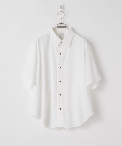 「Casper John」 7分袖シャツ SMALL ホワイト メンズ_画像4