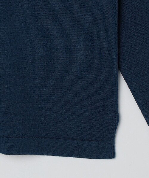 「SHIPS Colors」 長袖ニット LARGE カーキ メンズ_画像9