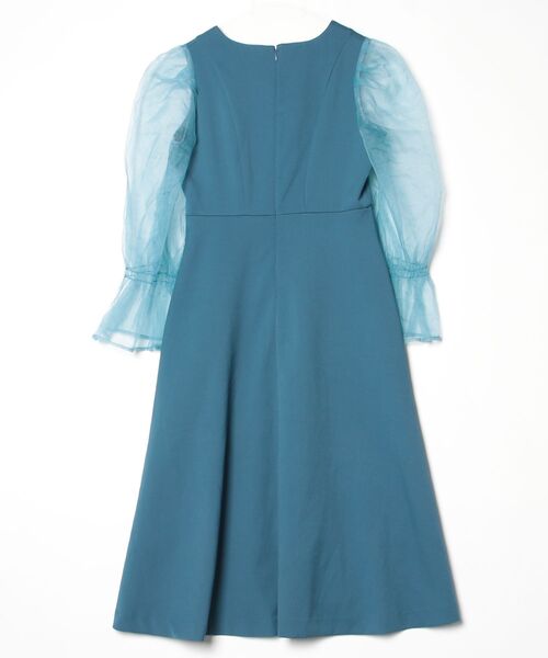 「RUIRUE BOUTIQUE」 長袖ワンピース M グリーン レディース_画像2