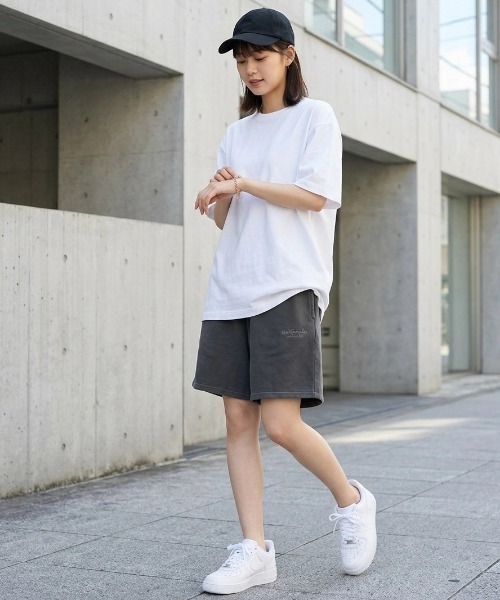 ワイドパンツ ハーフパンツ スマホショルダー パンツ 短パン 2026SS Mark Gonzales/マーク ゴンザレス ヘビーウエイト 裏毛 ピグメント加工 スウェットワ… | Mark Gonzales | 22