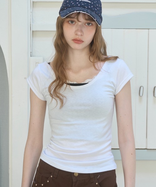 tシャツ 半袖 スリムフィットT/Slim-fit T-shirt レディース | Birthday room | 04