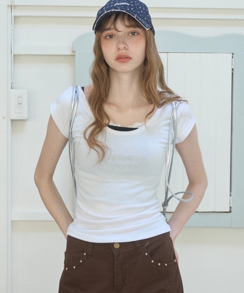 tシャツ 半袖 スリムフィットT/Slim-fit T-shirt レディース | Birthday room | 05