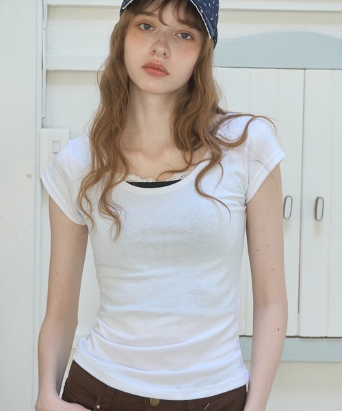 tシャツ 半袖 スリムフィットT/Slim-fit T-shirt レディース | Birthday room | 06