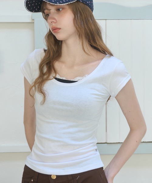 tシャツ 半袖 スリムフィットT/Slim-fit T-shirt レディース | Birthday room | 07