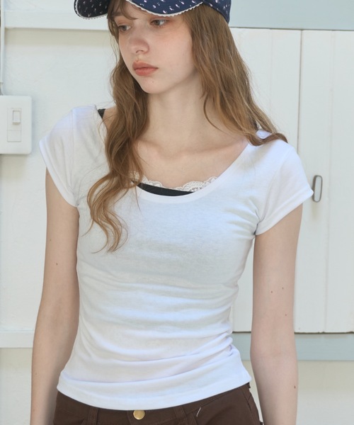 tシャツ 半袖 スリムフィットT/Slim-fit T-shirt レディース | Birthday room | 10