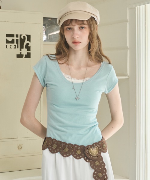 tシャツ 半袖 スリムフィットT/Slim-fit T-shirt レディース | Birthday room | 15