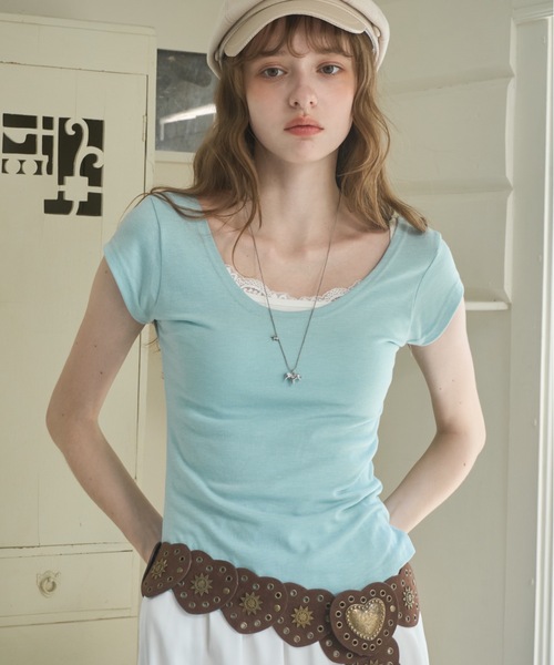 tシャツ 半袖 スリムフィットT/Slim-fit T-shirt レディース | Birthday room | 18