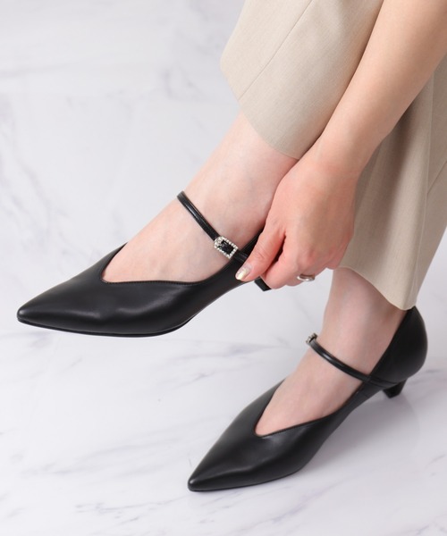 「artemis by DIANA」 パンプス 24.5cm ブラック レディース_画像7