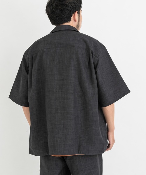「EKAL」 半袖シャツ MEDIUM グレー メンズ_画像5