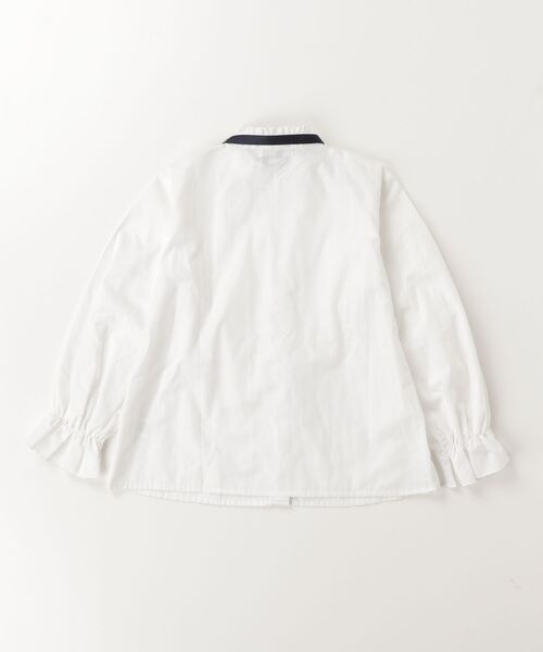 「green label relaxing」 「KIDS」長袖ブラウス 120cm ホワイト キッズ_画像2