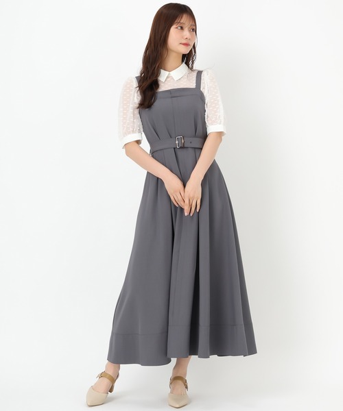 「MISCH MASCH」 キャミソールワンピース S グレー レディース_画像7