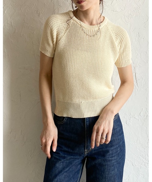 新品ミッソーニのパフスリーブサマーニット She's Closet サマーニット ニット セーター パフスリーブ ショート丈