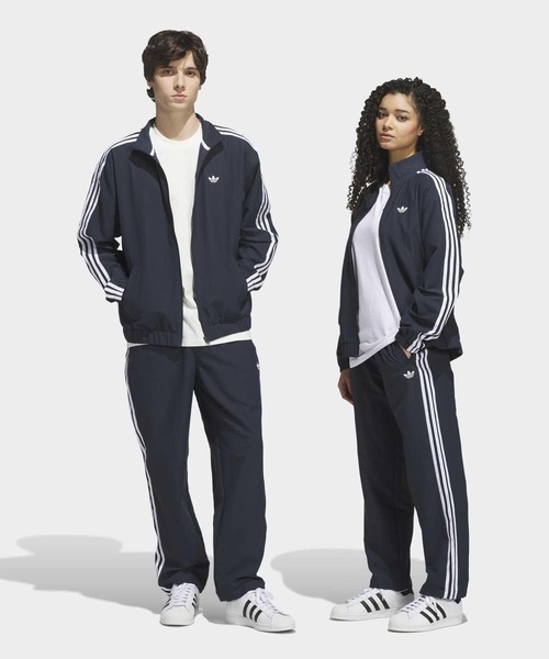 adidas（アディダス） ワイドパンツ スウェットパンツ ジャージ メンズ 