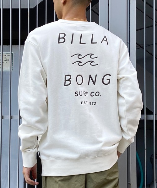 「BILLABONG」 スウェットカットソー L ブルー メンズ_画像3