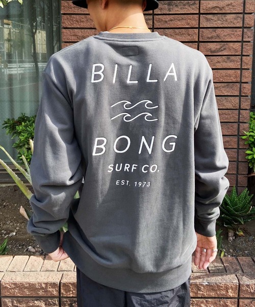 「BILLABONG」 スウェットカットソー L ブルー メンズ_画像4