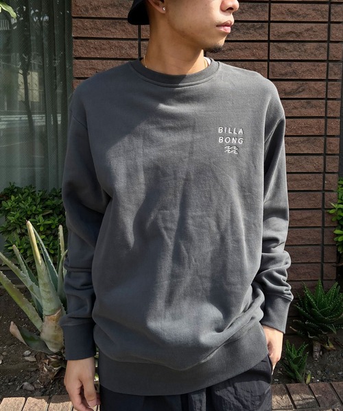 「BILLABONG」 スウェットカットソー L ブルー メンズ_画像5