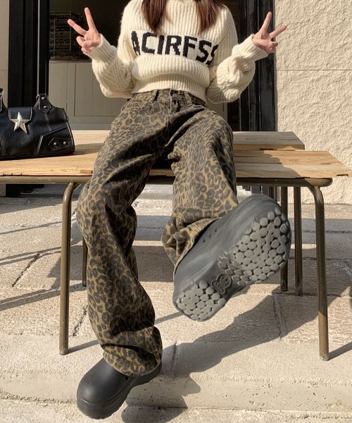「MEMECLE」 デニムパンツ S グレー レディース_画像8