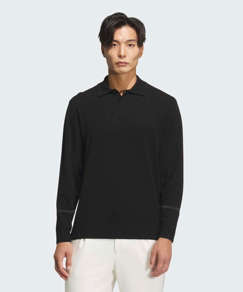アディダス　ニット　ポロシャツ adidas（アディダス） ポロシャツ ニット ポロシャツ 長袖「adidas