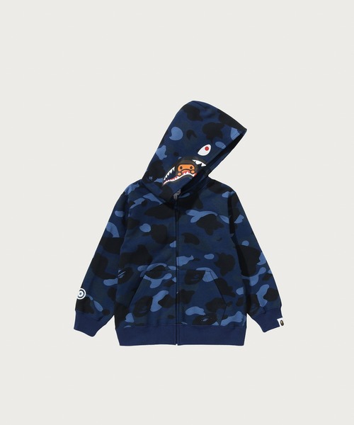 A BATHING APE（アベイシングエイプ） パーカー COLOR CAMO MILO SHARK