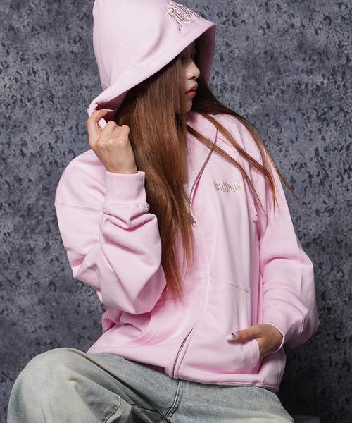 RIPPER パーカー 「RIPPER」R ロゴ刺繍 ZIP パーカー / R-Logo Hood