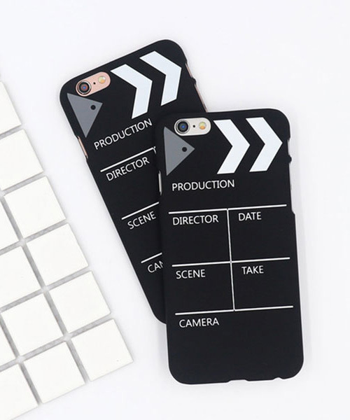 モバイルケース C U L カチンコ クラッパーボード モノトーン 映画 アイフォンケース Iphoneカバー Ipc260 Zozotown Paypayモール店 通販 Paypayモール