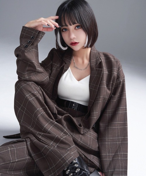 ジャケット テーラードジャケット 【ADRER】extra quality over ワンピースの通販 ADRER】extra quality over tailored jacket テーラードジャケット