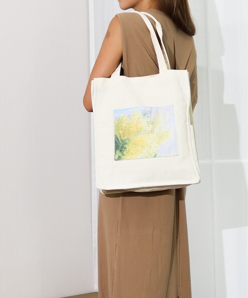 Per sist ence トートバッグ バッグ ence/パーシエンス 転写プリント 