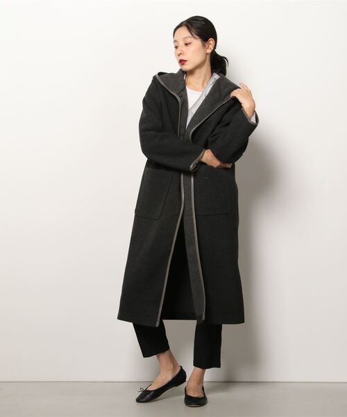 今季♡apart by lowrys  メルトンジャケットコート 楽天市場】【SALE／46%OFF】ハッスイフードロングコート A part