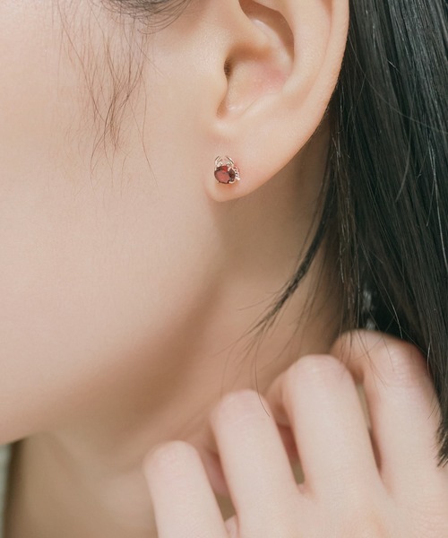 Jewel closet by L&Co. ピアス K10 カラーストーン カニ ピアス