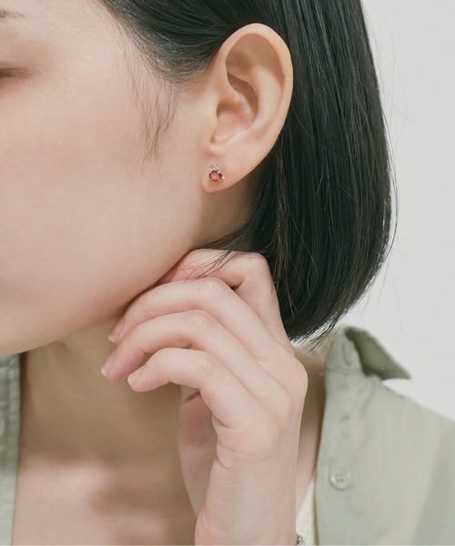 Jewel closet by L&Co. ピアス K10 カラーストーン カニ ピアス
