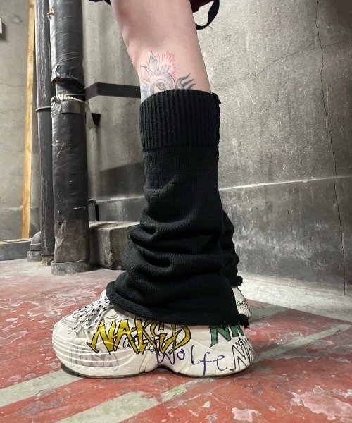 XU レッグウォーマー 「XU」boots cut leg warmer レディース