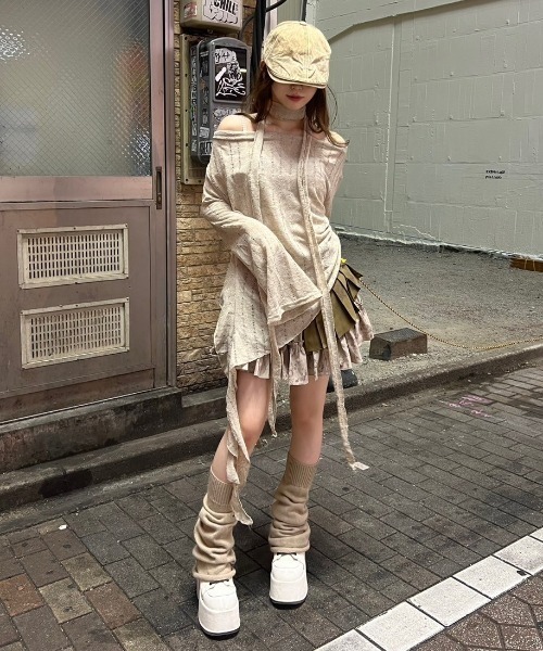 XU レッグウォーマー 「XU」boots cut leg warmer レディース