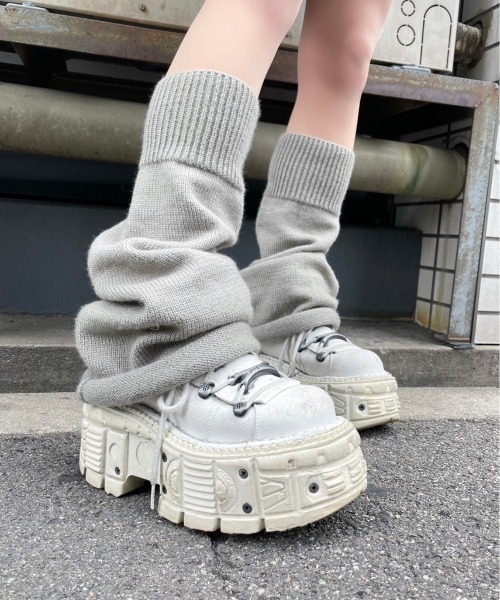 XU レッグウォーマー 「XU」boots cut leg warmer レディース