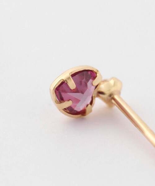 ANEMONE（アネモネ） ピアス 天然石ハートミニピアス「K10
