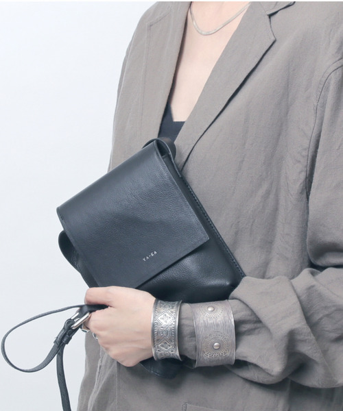 YArKA ショルダーバッグ バッグ 「YArKA/ヤーカ」real leather box