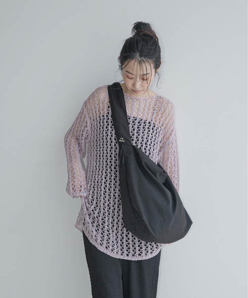 2wayショルダーバック doplight berry+forest tile① Haute Shore | Navy Quilted Puffer Crossbody Messenger Bag