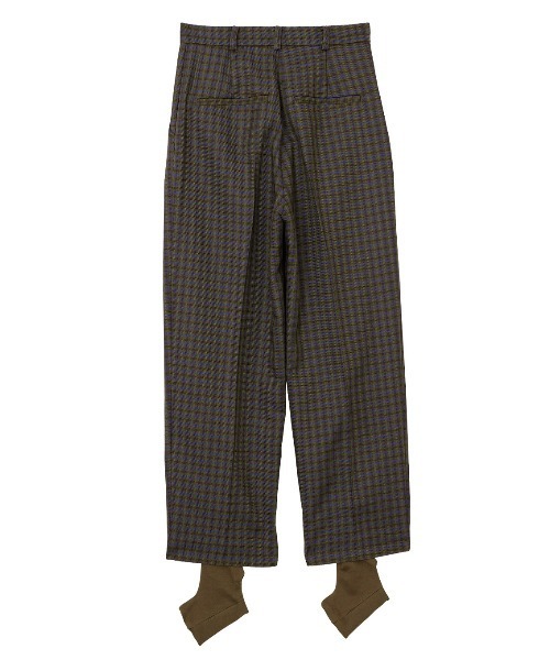 【美品】AMERI WIND AND SEA CHECK PANTS 美品】AMERI WIND AND SEA CHECK PANTS