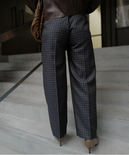 Ameri パンツ GUN CLUB CHECK STIRRUP PANTS レディース