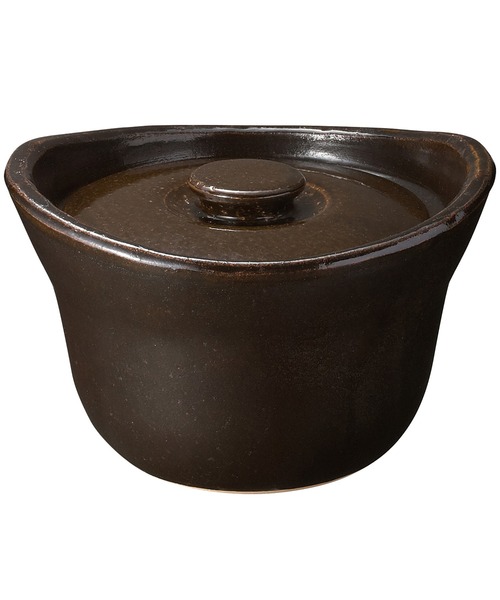 値下げ交渉可　無印良品　土鍋 3合炊き 約直径22cm 無印良品（MUJI） 鍋 土釜おこげ 3合炊き 約直径22×高さ15cm