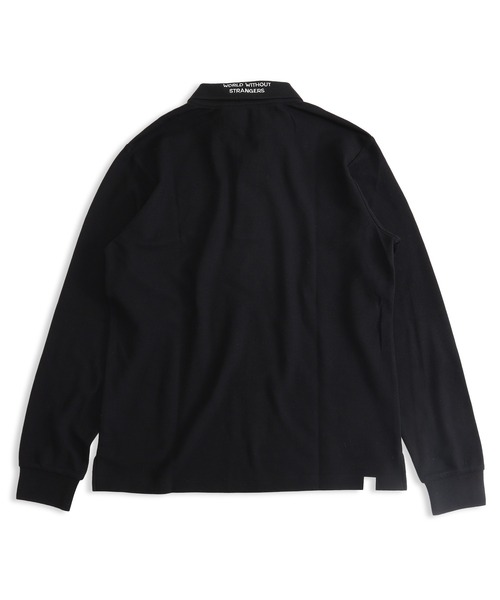 GIORDANO ポロシャツ 「 」 ビッグライオン刺繍ドライストレッチ