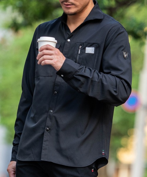 VIOLA シャツ 「VIOLA rumore/ヴィオラ ルモーレ」プリント入り長袖