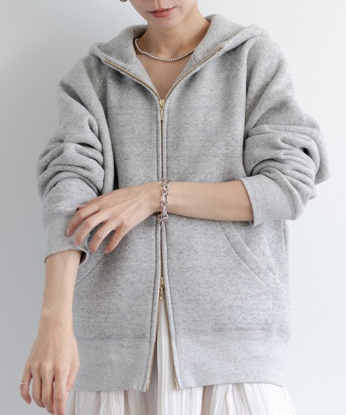 BARNYARDSTORMグレー ジップ 裏毛パーカー 新品タグ付き BARNYARDSTORMグレー ジップ 裏毛パーカー 新品タグ付き