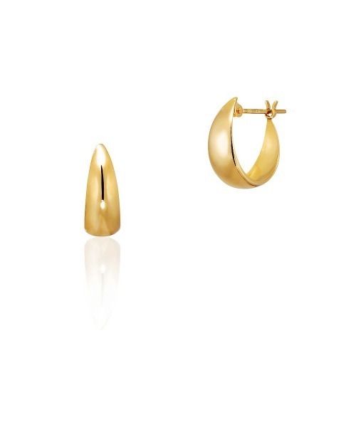 フックピアス K18ピンクゴールド ダイヤモンド合計0.1ct(4月