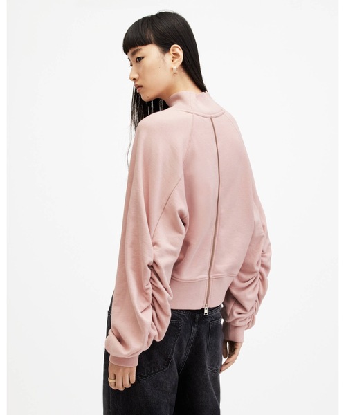 トレーナー スウェット DANA RELAXED FIT ZIP SWEATSHIRT | DANA リラックス フィット ジップ スウェットシャツ ALLSAINTS トレーナー スウェット DANA RELAXED FIT ZIP